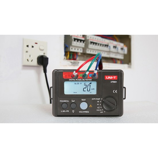 Unit UT582+ Dijital RCD Test Cihazı (ELCB)